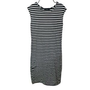 Minkpink Black & White Stripe Dress Size S